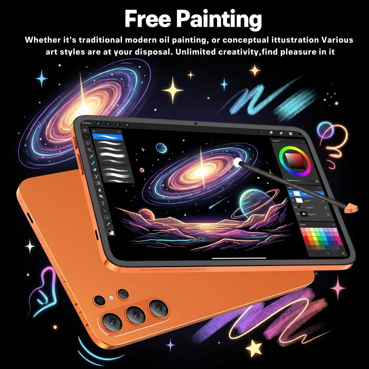 2026 Global Version Original MI Tablets S26 Ultra Android 15 12GB+512GB 10000mAh 5G Dual SIM Card WiFi GPS 10.1" HD 4K Mi Tablet