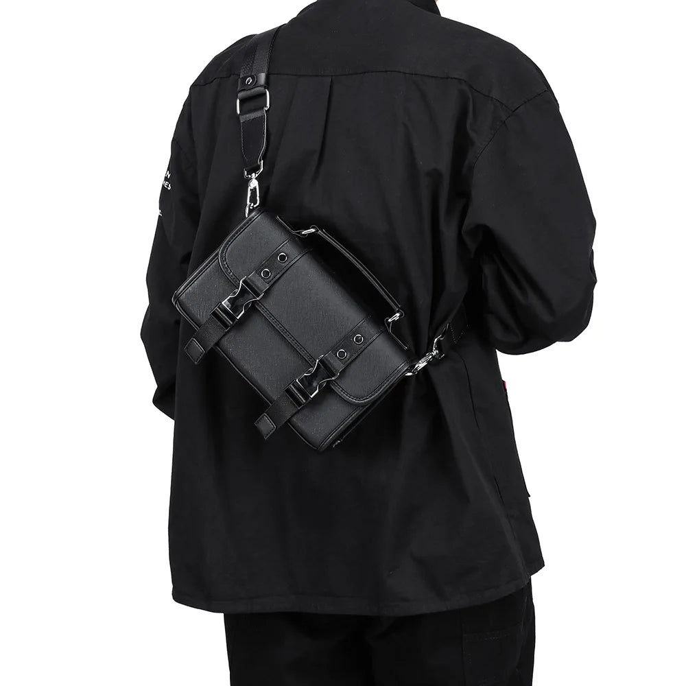 Fashion Plaid Men's Crossbody Bag Large Capacity Shoulder Messenger Bag Men Luxury Flap Crossbody Bags Male Rectangle Handbags