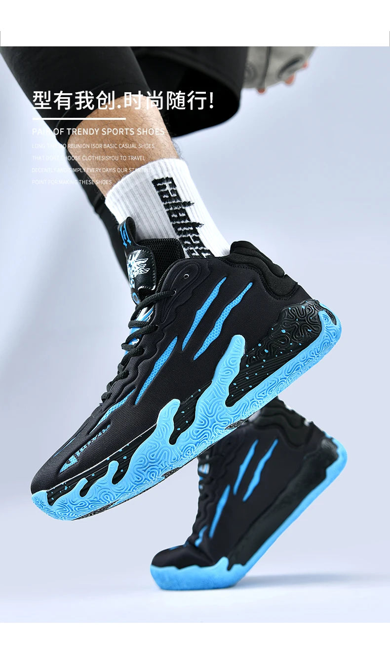 Three Ball Three Generation Lamelo Ball MB.01 Basketball Shoes Men's Actual Combat Cushioned Low-Top Sneakers Cushioned Rebound