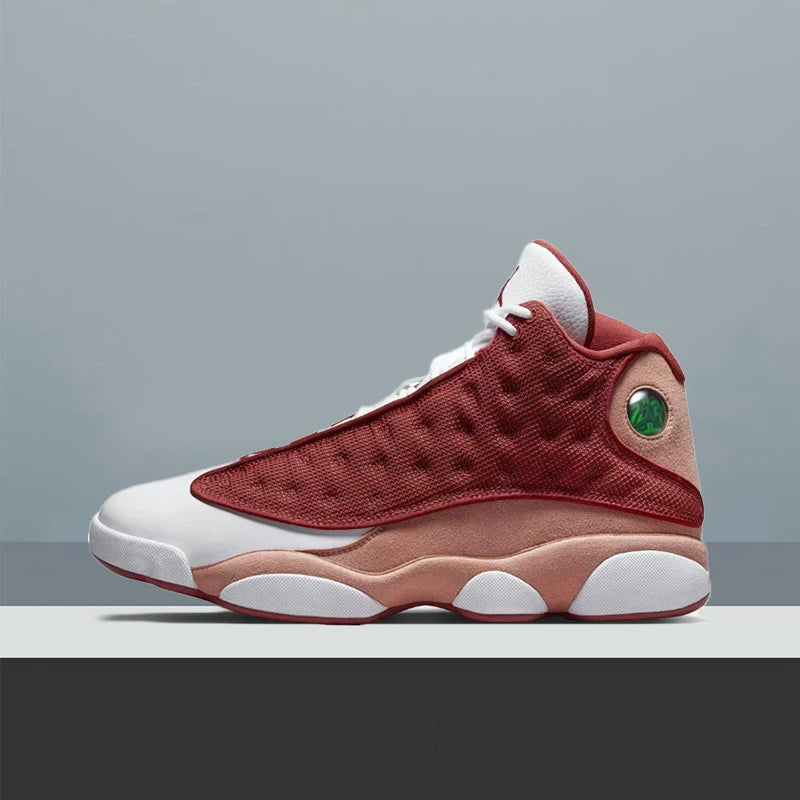 Nike Jordan Air Jordan 13 Retro Versatile,Lightweight,Soft, and Responsive Mid-Top Basketball Shoes for Men – Orange  DJ5982-601