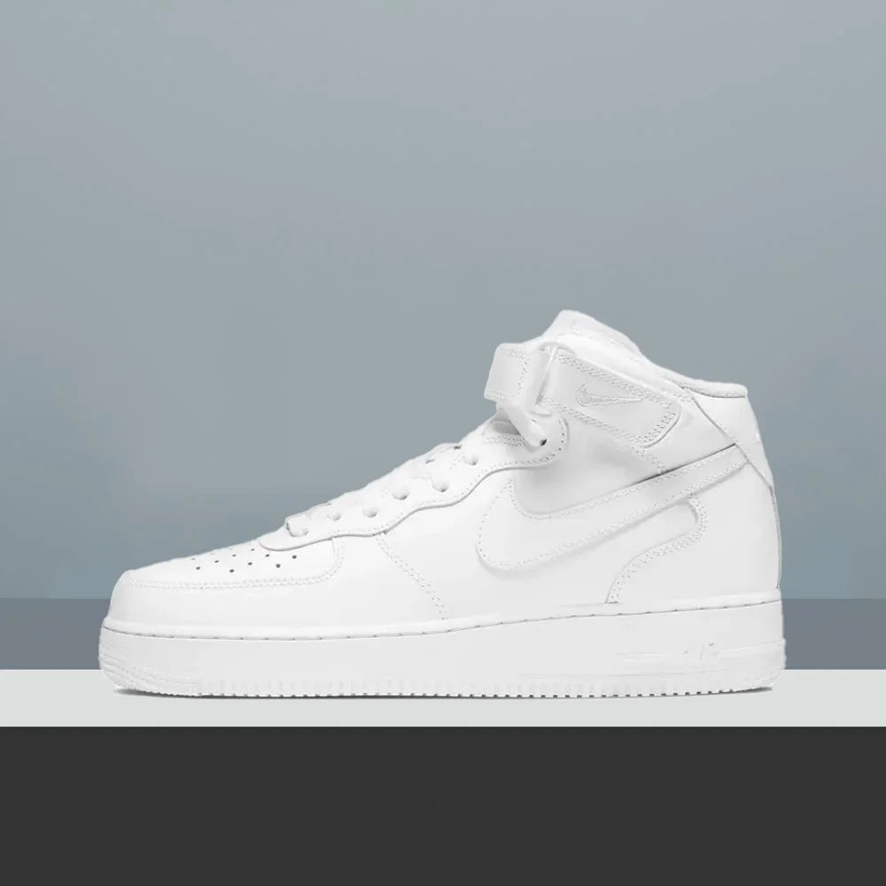Nike Air Force 1 Mid Unisex Classic Casual Sneakers, Comfortable Cushioning & Support, Durable for Daily Wear CW2289-111