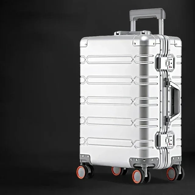 A Luxurious 29-inch Aluminum-magnesium Alloy Suitcase/bag, Perfect for Students, with Ample Space. Ships From The EU.