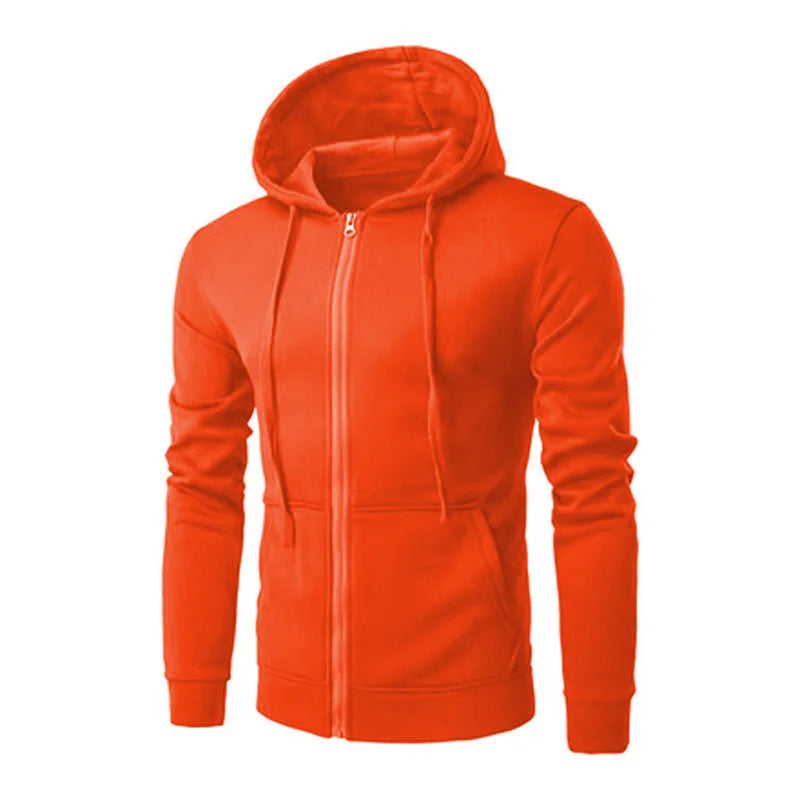 spring autumn Men Sweatshirts Long Sleeve Hoodie Zipper cardigan Male/woman Hoodies Sweatshirt Slim Fit Hoodie Male Clothing
