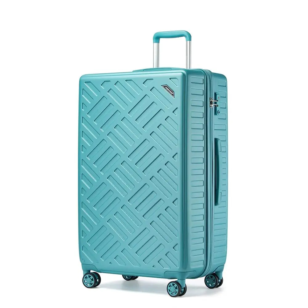 Kono 20/24/28 Inch Large ABS+PC Hardshell Suitcase - 4 Spinner Wheel Lightweight Check-In Luggage with TSA Lock