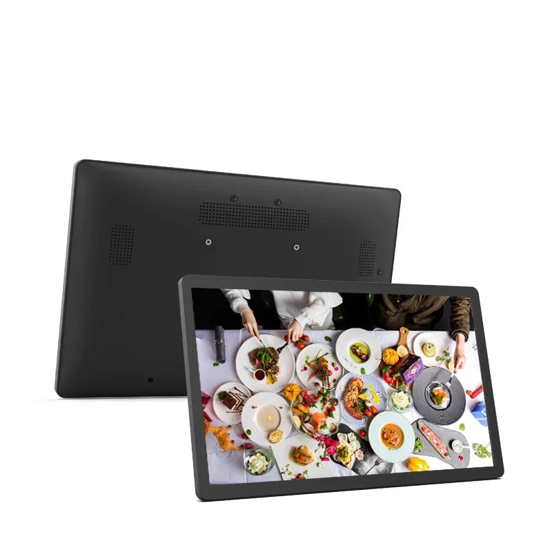 2026newUltra-thin 14 Inch Wall Mounted Android 14 POE Tablet Touch Screen Display 8-core CPU HDMI Input Smart Home Panel