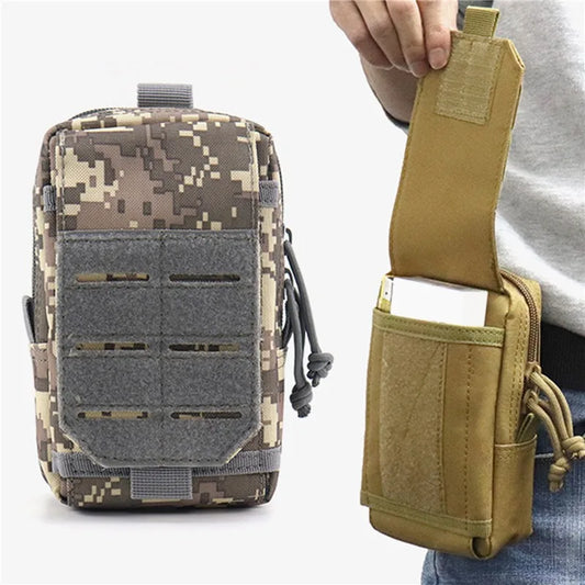 1000D Tactical Molle Pouch Waist Bag Outdoor Men EDC Tool Bag Vest Pack Purse Mobile Phone Case Hunting Compact Bag New