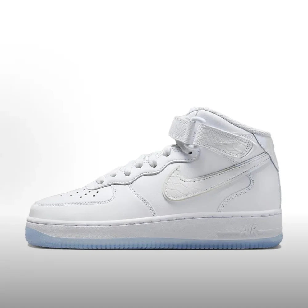 Nike Air Force 1 '07 Mid Unisex Casual Sneakers Iconic Leather Mid-Top Classic Comfort Shoes CW2289-001