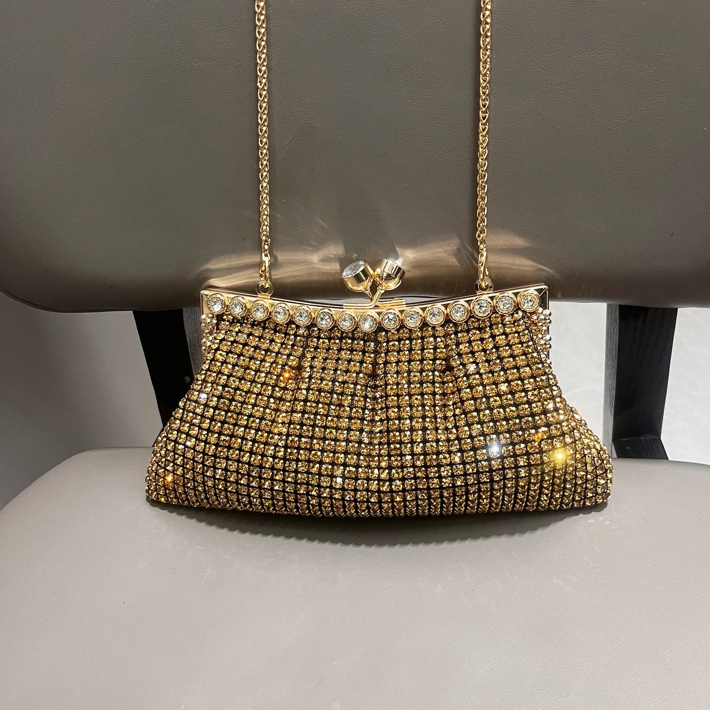 Handle Rhinestones Evening clutch Bag Purses and handbag luxury Designer shiny Crystal Clutch purse bucket bag shoulder bags