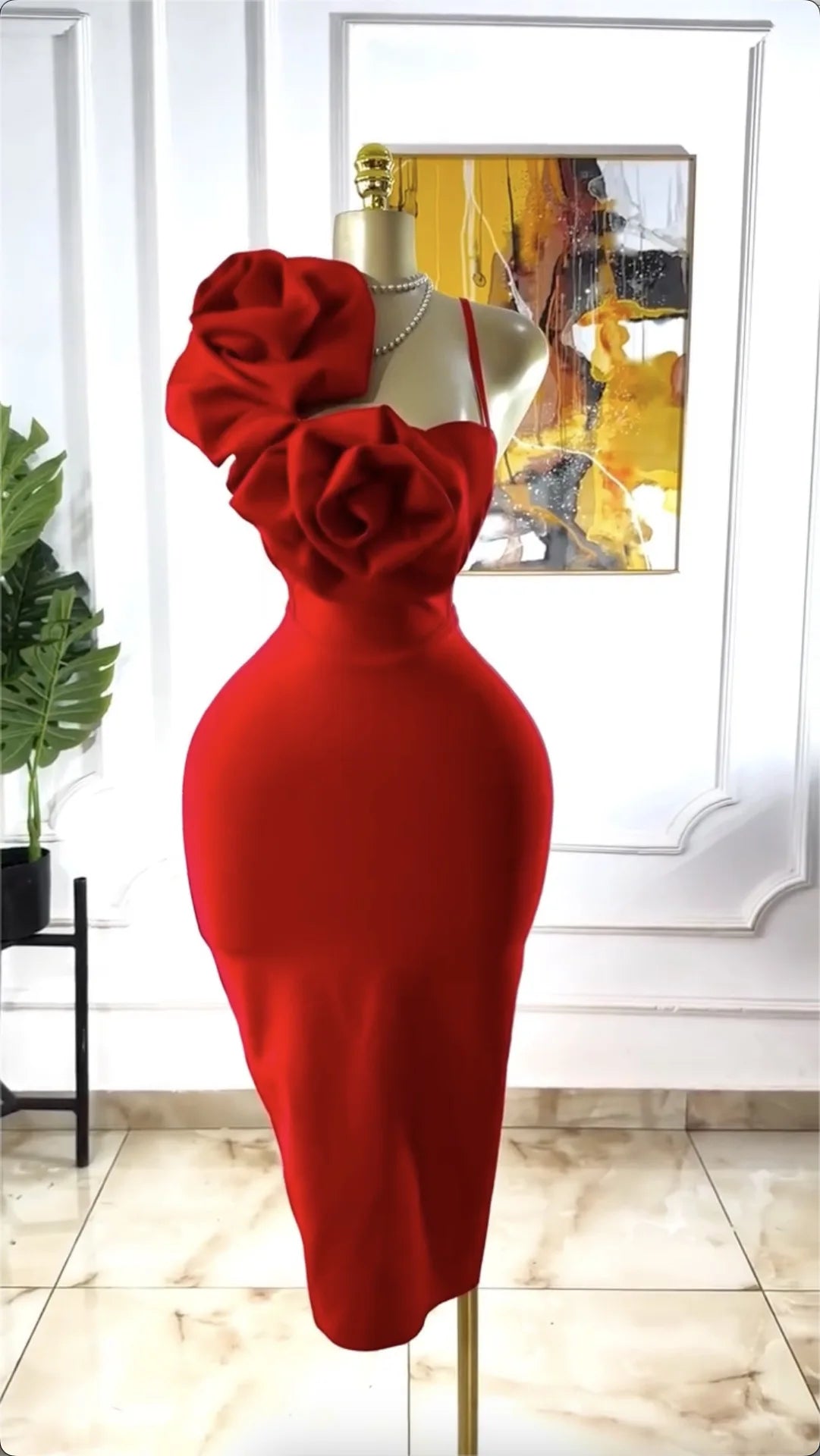 CM.YAYA Women Floral Applique Sleeveless Strap Midi Dress 2026 Summer Elegant Holiday Birthday Sexy Club Party Evening Dresses