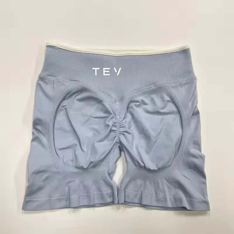 Ignite Sculpt Series Logo Scrunch Seamless Leggings Women Yoga Pants Hip Lifting Running Exercise Gym Sports Bra Fitness Shorts