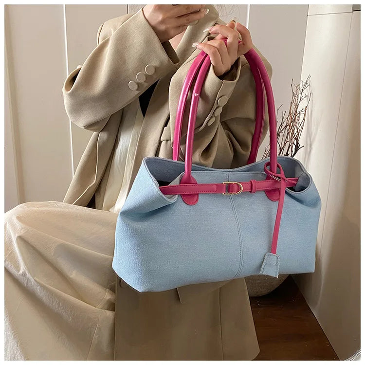 2026 High Quality Fashionable Versatile Commuting Handbag Simple Casual Large Capacity Single Armpit Shoulder Bag for Women