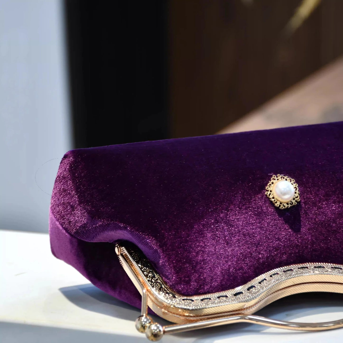 Classic Vintage Mother Gift Bag Bags Bead Top Handle Shell Clutch Bags Women's Handbags Bag Fringe Bags Chain Strap Bags