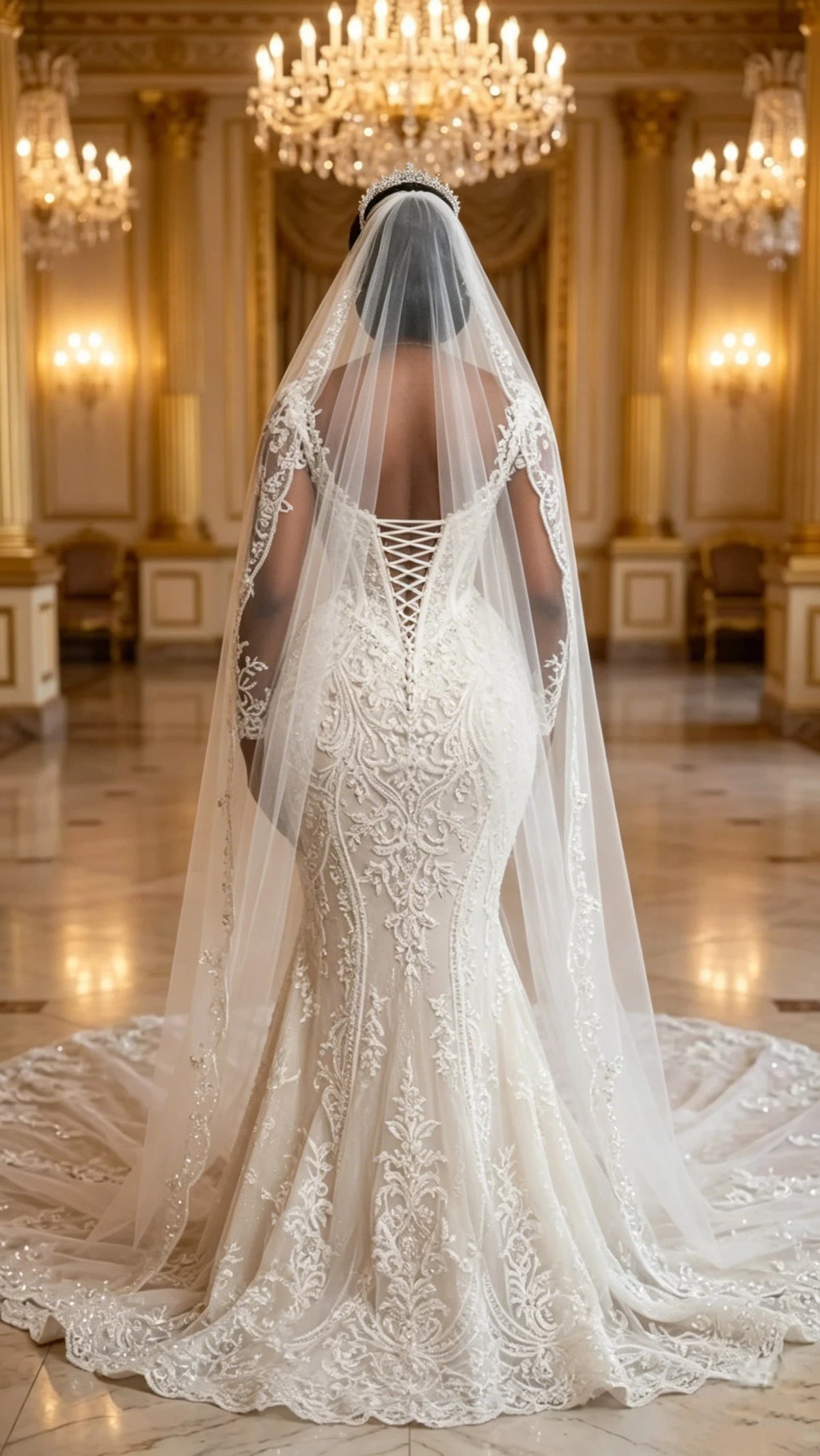 Luxury White Mermaid Wedding Dress Sexy Sweetheart Neck Long Sleeve Lace Embroidery African Women Bridal Gown Customized