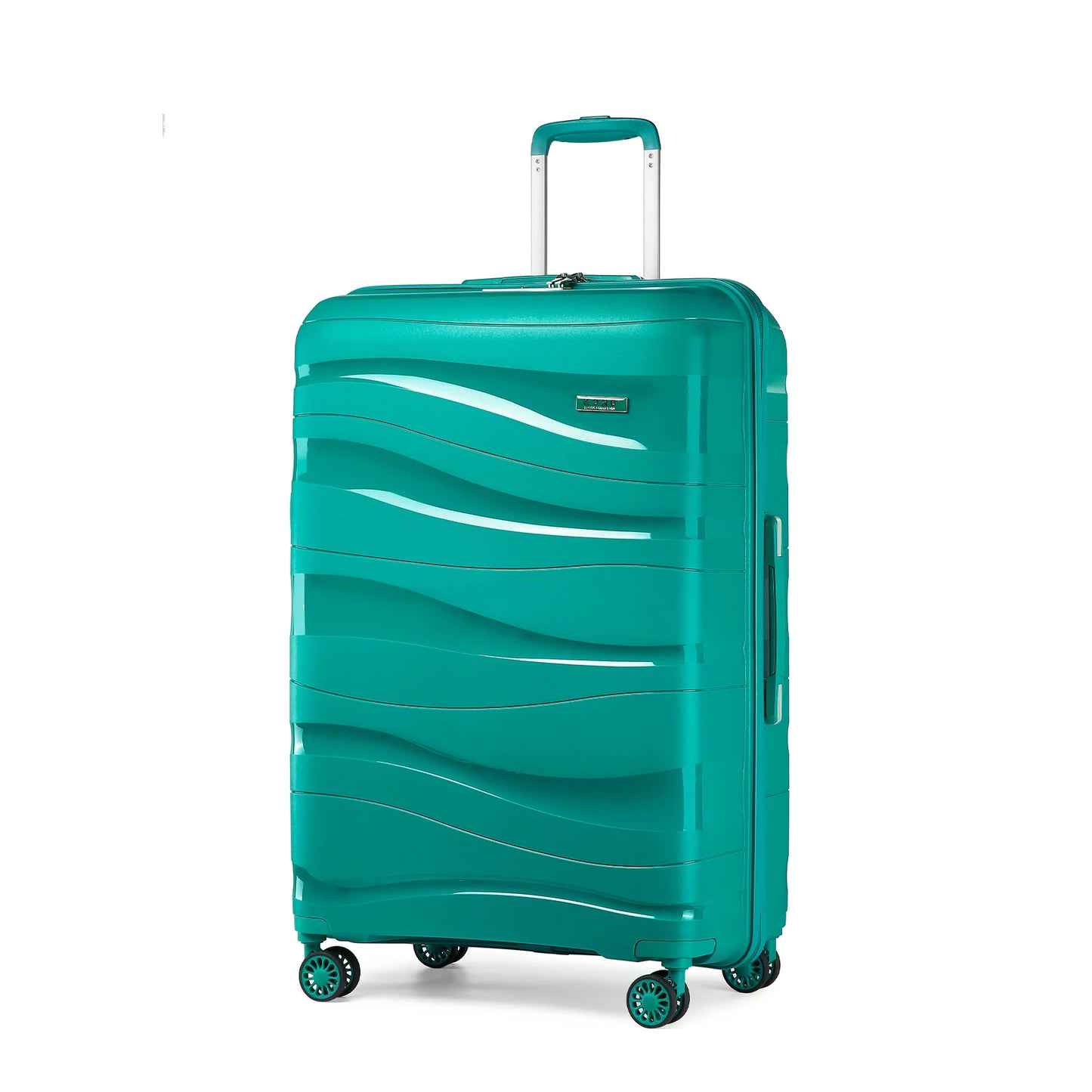 KONO Suitcase Lightweight Hard Case Trolley suitcase with TSA Lock Polypropylene (M/L/XL) (2/3/4 Pcs set)