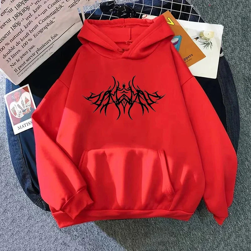 2026 New Arrival Women's Sweatshirts Y2K Style Hooded Long Sleeve Pullover Urban Casual Fashion Loose Hoodies Streetwear