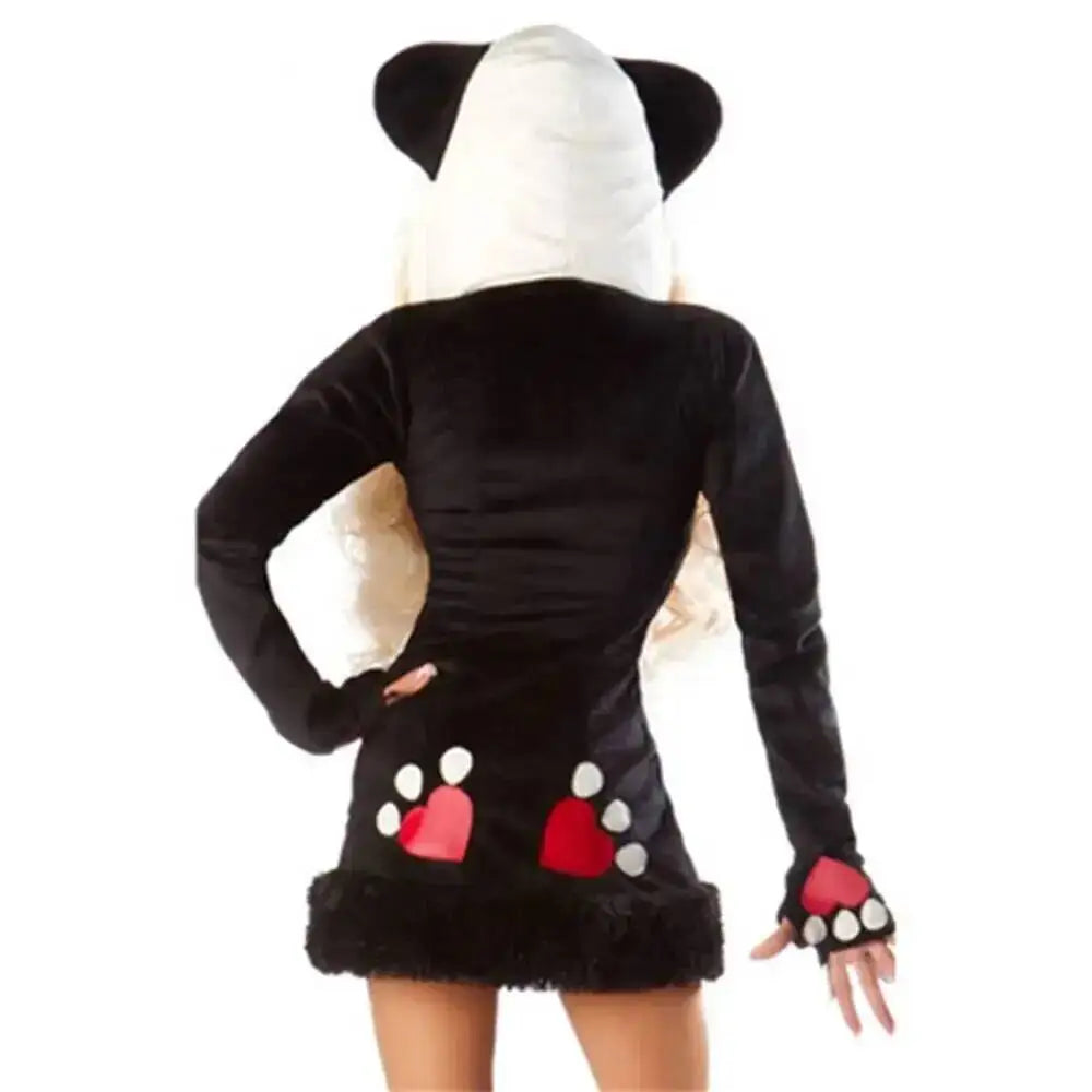 Halloween Cosplay Deluxe Plush Monster Animal Costume Adult Fox Cat Girl Cosplay Costume Halloween Costumes Women Fancy Party