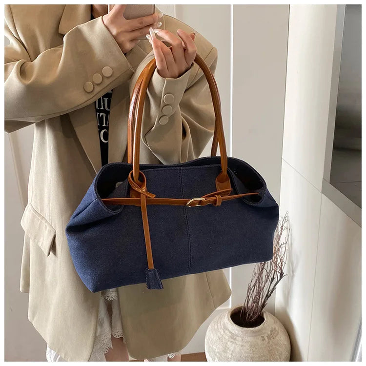 2026 High Quality Fashionable Versatile Commuting Handbag Simple Casual Large Capacity Single Armpit Shoulder Bag for Women