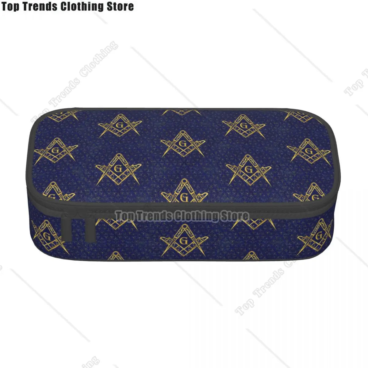 Kawaii Masons Masonic Freemason Pencil Cases for Girl Boy Big Capacity Mason Freemasonry Pencil Pouch Stationery