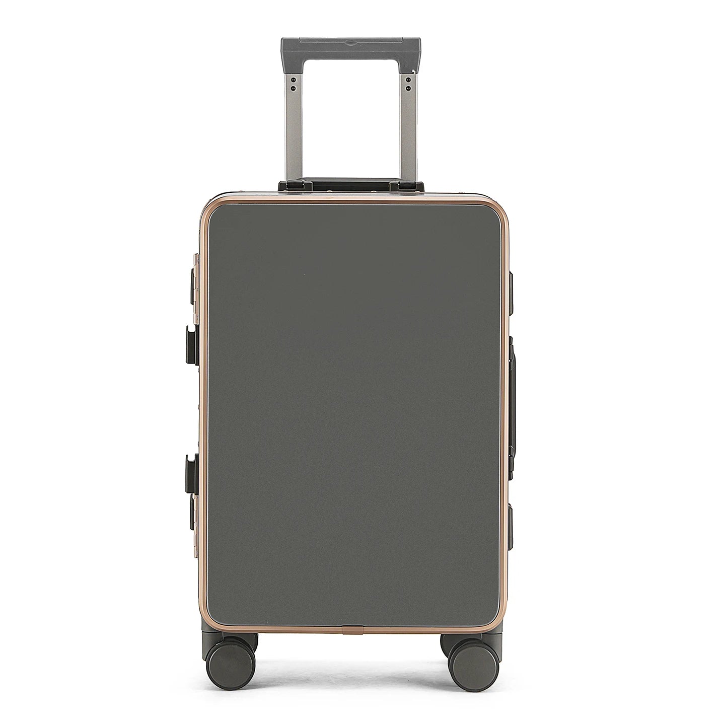 Gilding Aluminum Frame Suitcase Thickened PC Multifunctional 20 inch Boarding box Morandi Color Series 24/ 26 inch Trolley Case