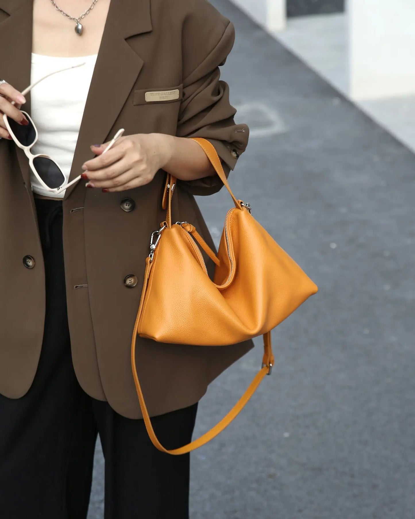 Vintage Messenger Bag Red Mom Bag Leather Bag Soft Leather Large Capacity Minimalist Crossbody Bag Women Female Luxury Bag