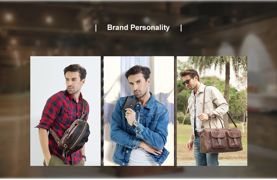 CONTACT'S Genuine Leather Sling Briefcase for Men Business Bags Male Shoulder Bag Men's Bag Tote Laptop Bags for 16" Macbook Pro