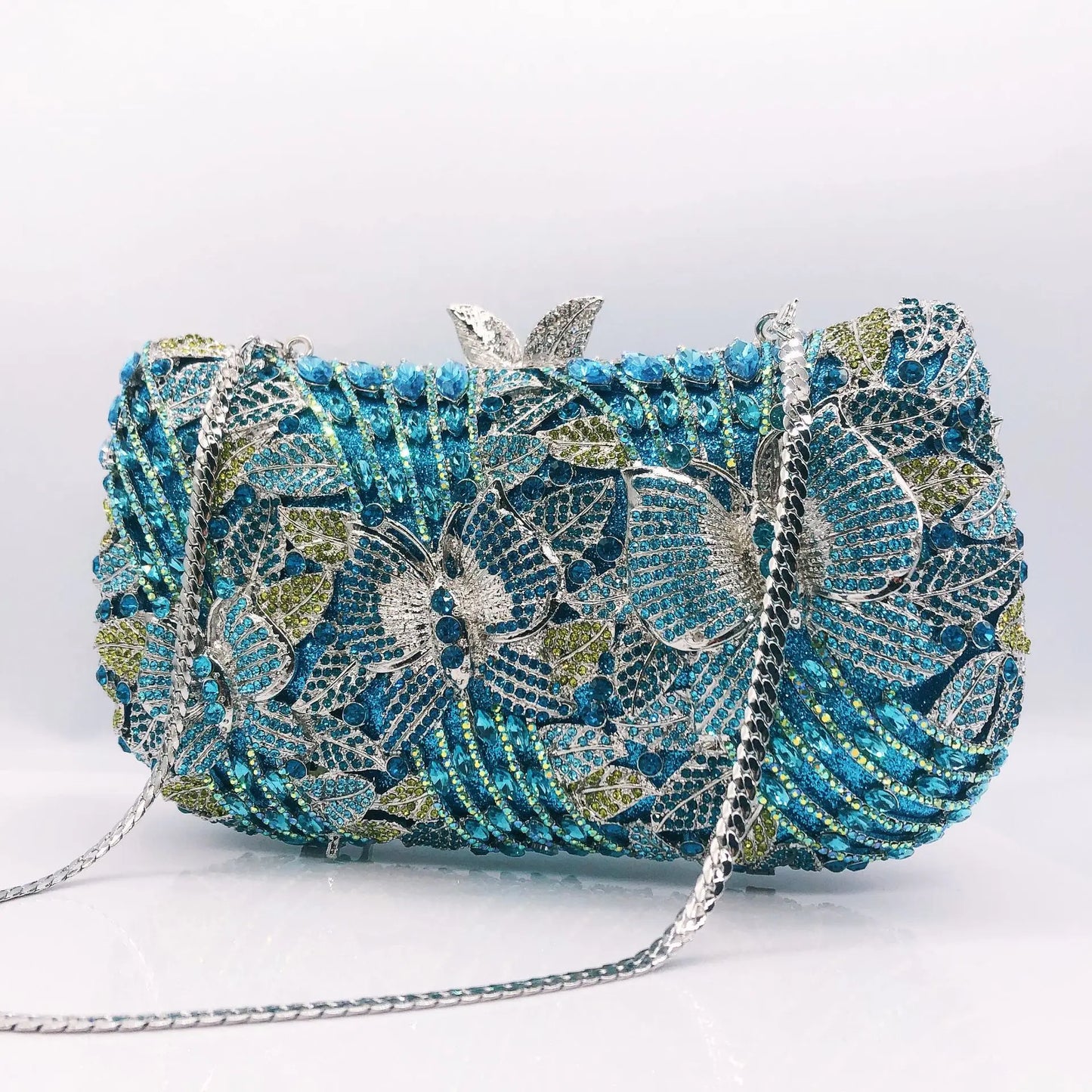 Hollow Out Women Evening Bag Gold Crystal Banquet Handbag Luxury Diamond Clutch Purse Wedding Bride Bags Elegant Dinner Bag