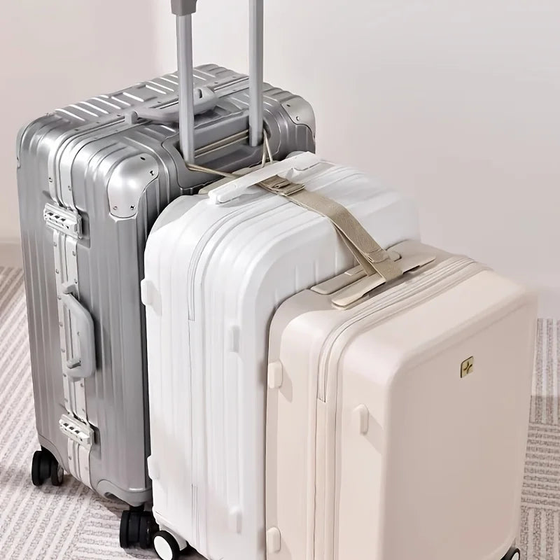 2‑in‑1 Adjustable luggage strap with quick‑release buckle and lock, lightweight and easy to use, suitable for backpacks and suit