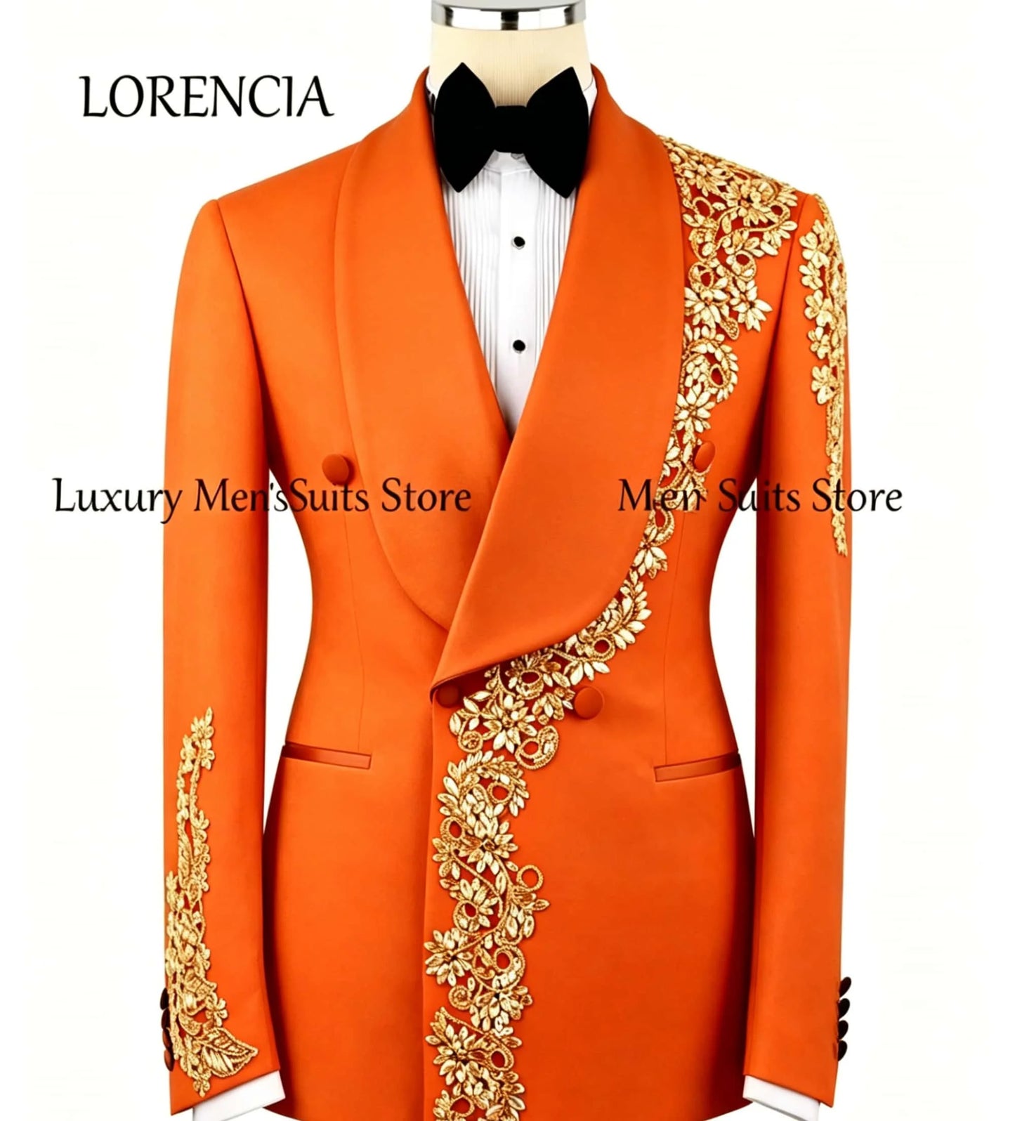 Exquisite Crystal Men's Suits 2 Pieces Rhinestone Groom Tuxedos Set Evening Party Outfits Customized Blazer Pants fatos de homem