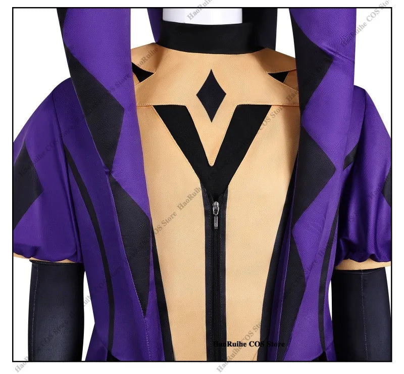 Hot The Freak Circus Pierrot Jester Harlequin Cosplay Costume Adult Clown Top Pant Wigs Joker Uniform Halloween Costume Carnival