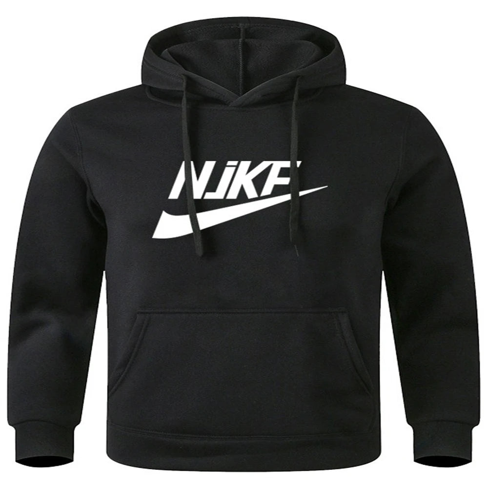 New autumn and winter men's and women's fleece hoodies for foreign trade, casual sports, fashionable men's hoodies