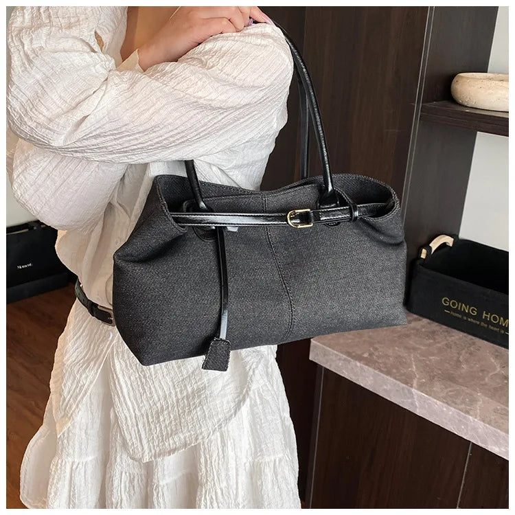 2026 High Quality Fashionable Versatile Commuting Handbag Simple Casual Large Capacity Single Armpit Shoulder Bag for Women