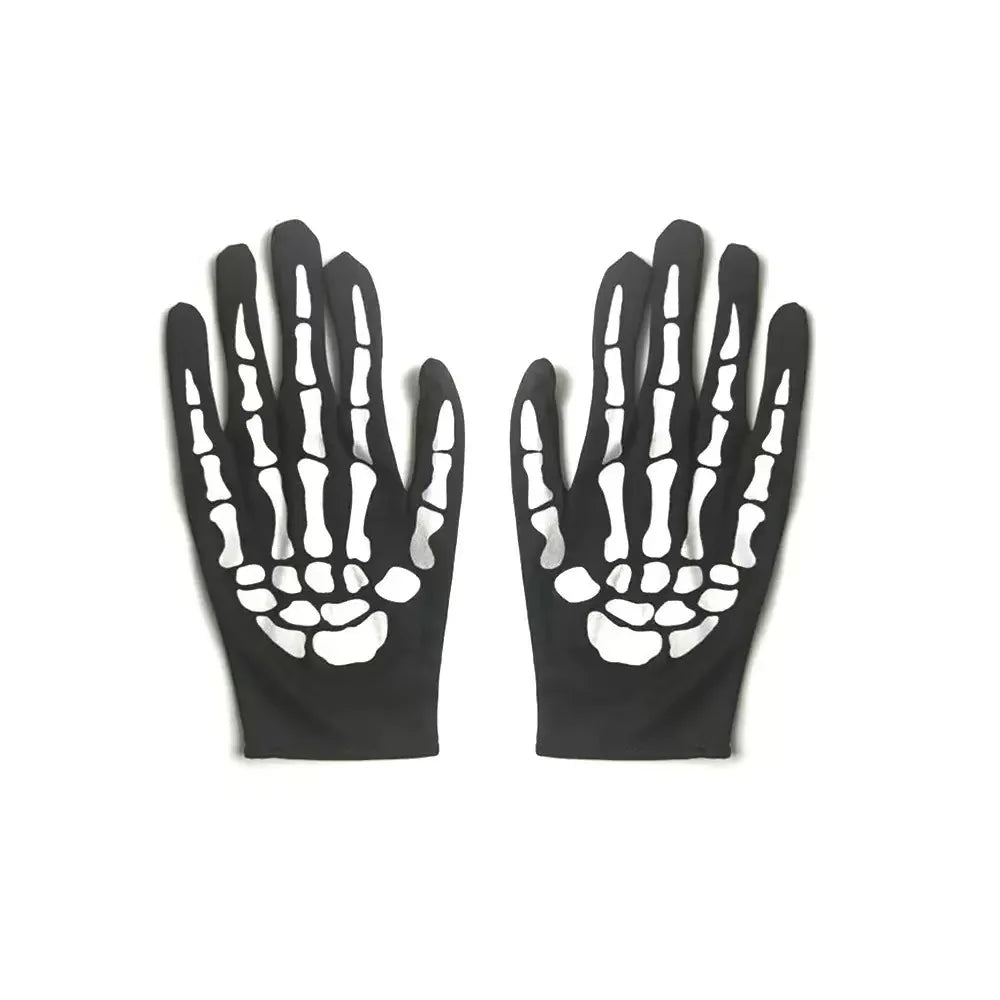 2026 Terror Stitch Halloween Party Cosplay boy Adult Death Black Cloak, Halloween Death Skull Skeleton Ball Costume Prop Set