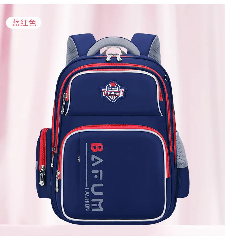 2025 New Design Large Capacity Ergonomic Teen School Backpack Waterproof Lightweight Spine Protection for Grades 1-3-6 Students