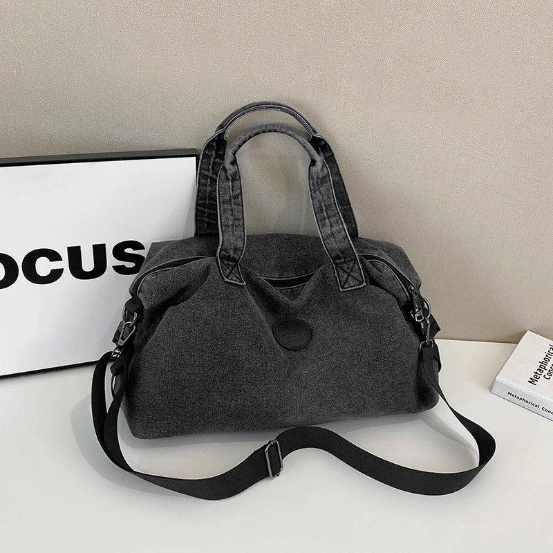 Fashion Big Denim Handbag Women Bag Lady Shoulder Messenger Bags Jeans Luxury Female Large Capacity Travel Tote bags