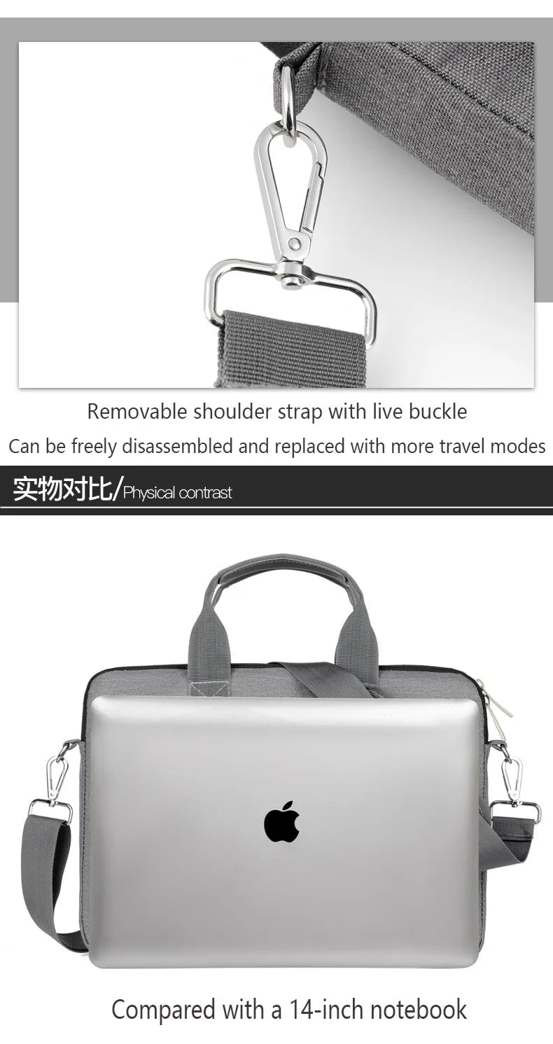Airbag Laptop Bag For macbook Case 13 14 15.6 17.3 inch Laptop Case For macbook Air ASUS Lenovo Dell Huawei Laptop Sleeve
