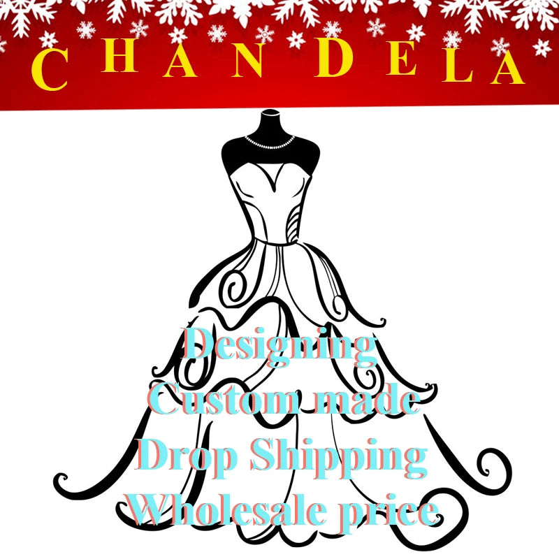 CHANDELA Lace Appliques Mini Corset Wedding Dress Cut-out Detachable Sleeves vestidos de noiva After Party A-line Customised
