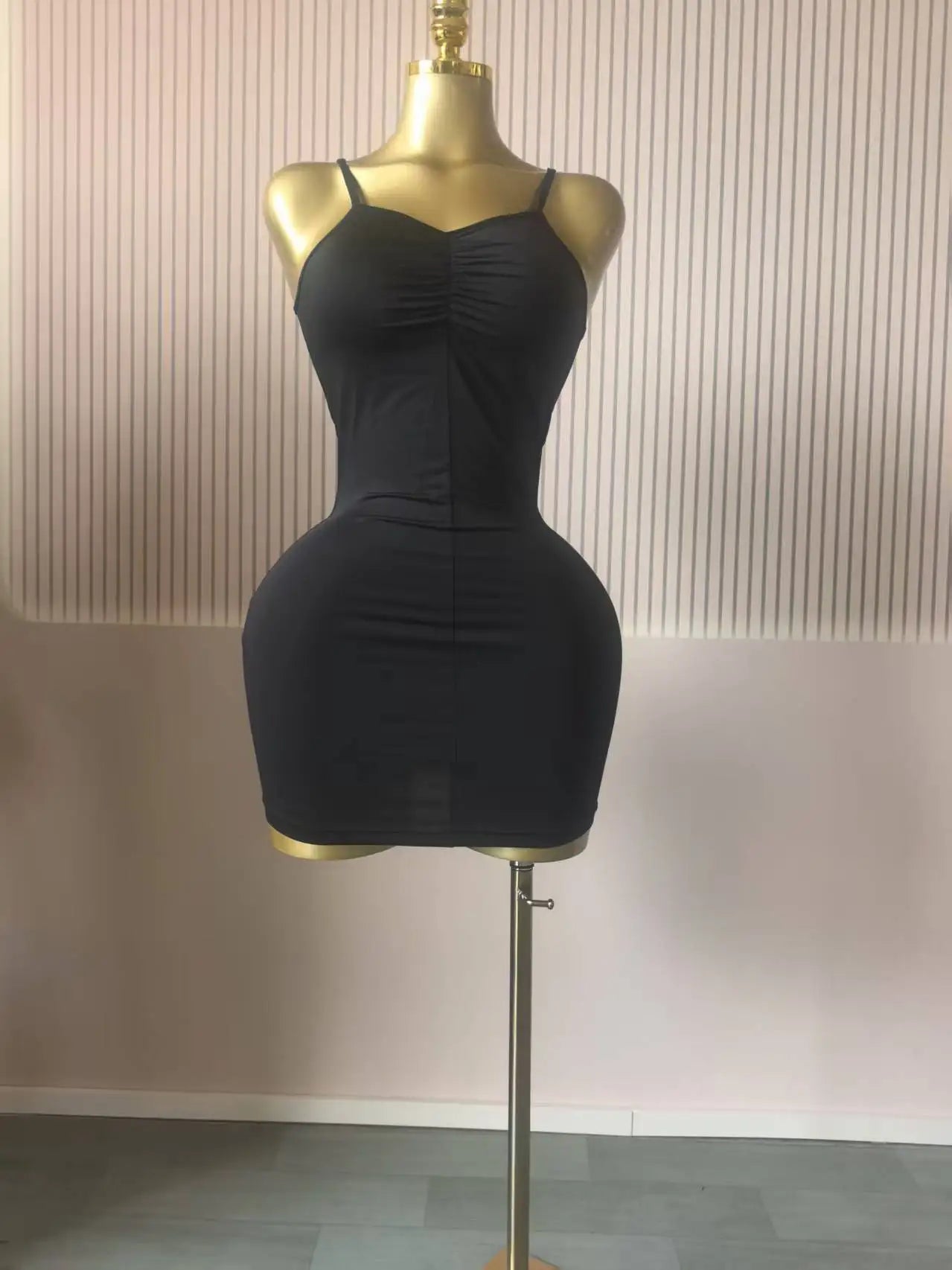 CM.YAYA Women Flare Long Sleeve Stacked Ruched Mesh See Though with Tank Dress Maxi Long Dress 2025 Birthday Sexy Party Dresses