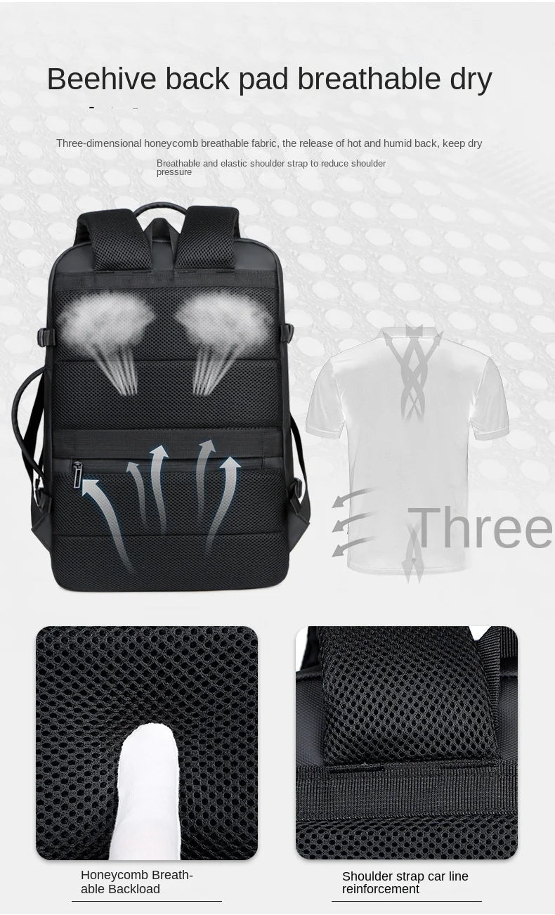 Laptop Bag Travel Backpack USB Charging Men Women Water Proof Rucksack College Student Shoulder Orthopedic Bags Mochilas Hombre