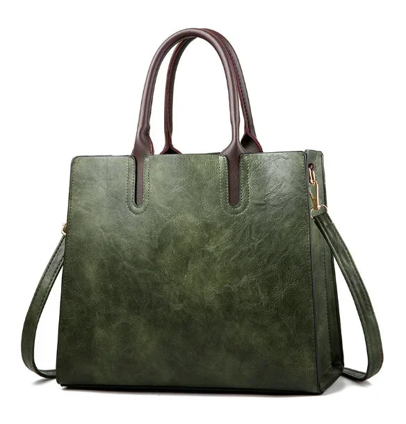 Large Capacity Women's Casual Tote Bag Women Leather Handbags Ladies Square Shoulder Bag Bolsas Femininas Fashion Crossbody Bag