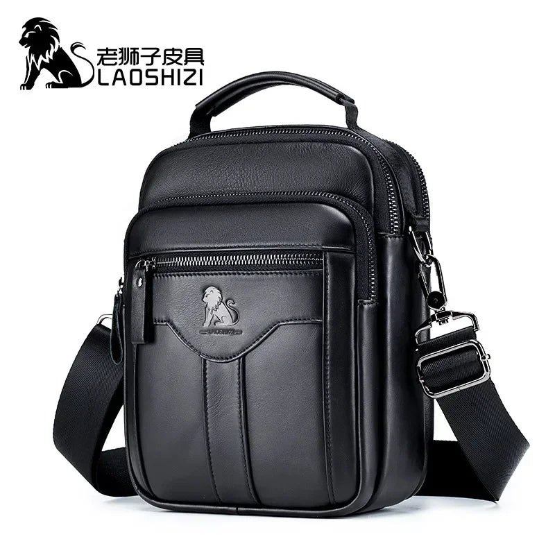 New Handbag Men's Bag Genuine Leather Shoulder Bag Husband luxury design messenger bag crossbody bags for men