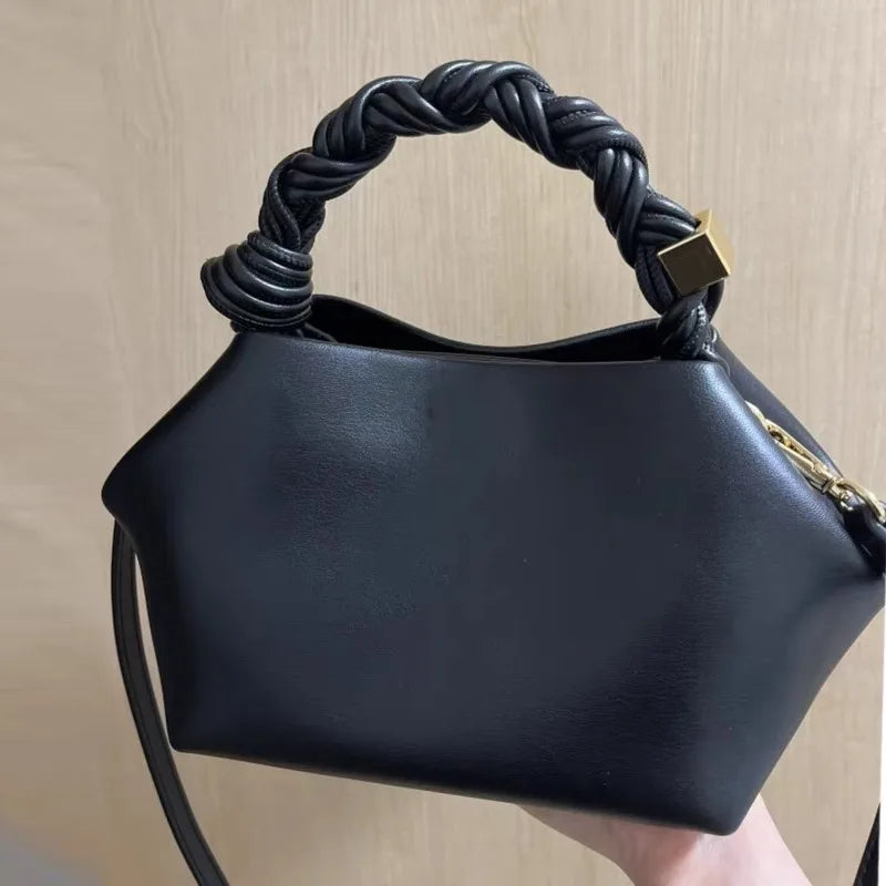 Large Paris Designer Ins New Trendy Crossbody Bag 2026 Hot Y2K Hexagonal Woven Clouds Shoulder Handbag Women with Premium Feel