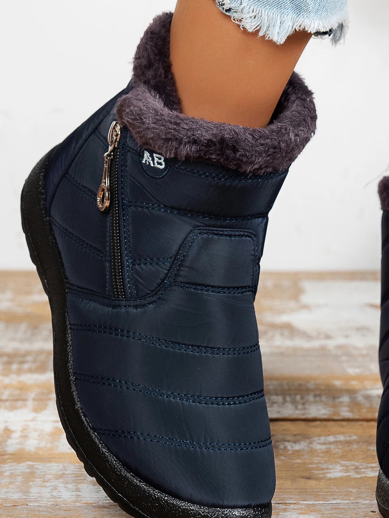 Women's shoes Solid-color warm mid-calf cotton boots women's Winter shoes Cotton boots cheap shoes clearance free shipping