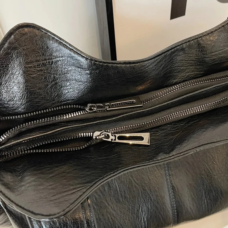 Daily Business Commuting Large Capacity Tote Hand Bags Soft Leather Shoulder Crossbody Bags for Women Handbags Sturdy Durable