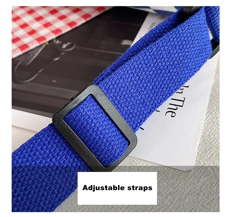 Plaid Shoulder Bag for Women Handbag CrossBorder Canvas Leisure  Fashion Bag Ladies Embroidered Han Female Pocket Purse