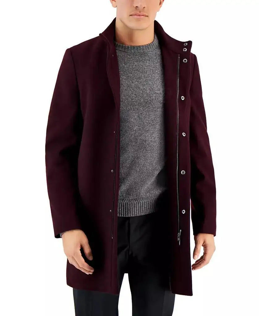 Calvin Klein | Men's Mayden Slim-Fit Wool Blend Overcoat