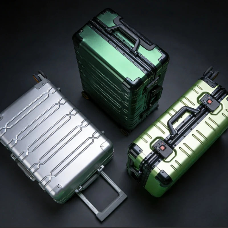 A Luxurious 29-inch Aluminum-magnesium Alloy Suitcase/bag, Perfect for Students, with Ample Space. Ships From The EU.