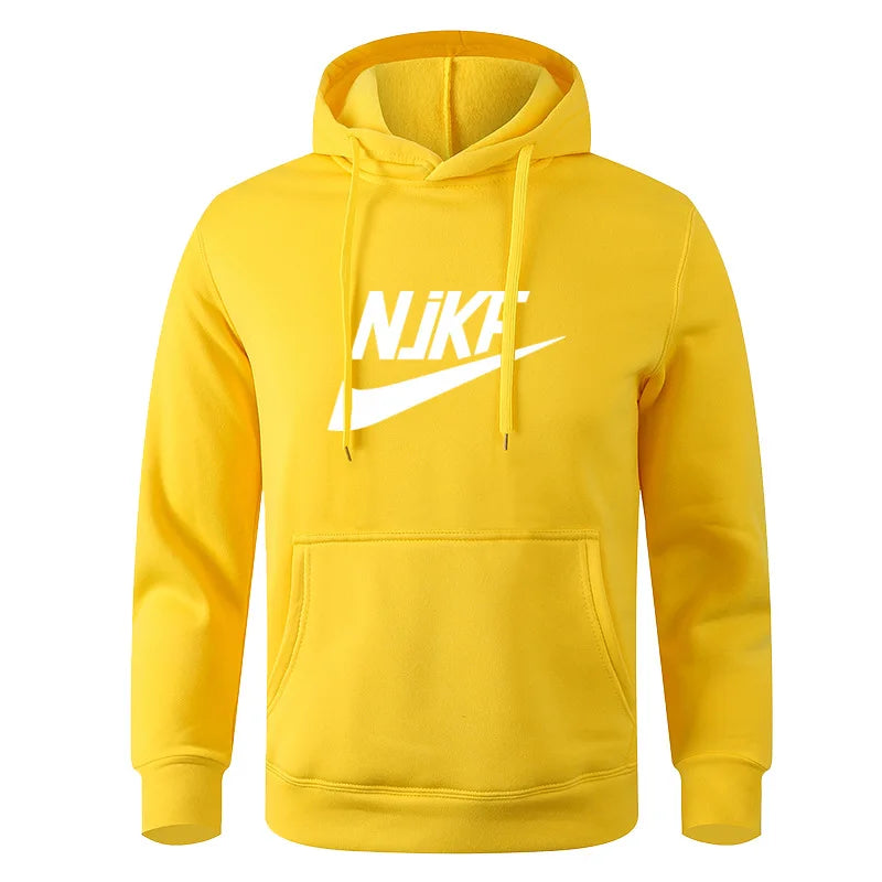 New autumn and winter men's and women's fleece hoodies for foreign trade, casual sports, fashionable men's hoodies