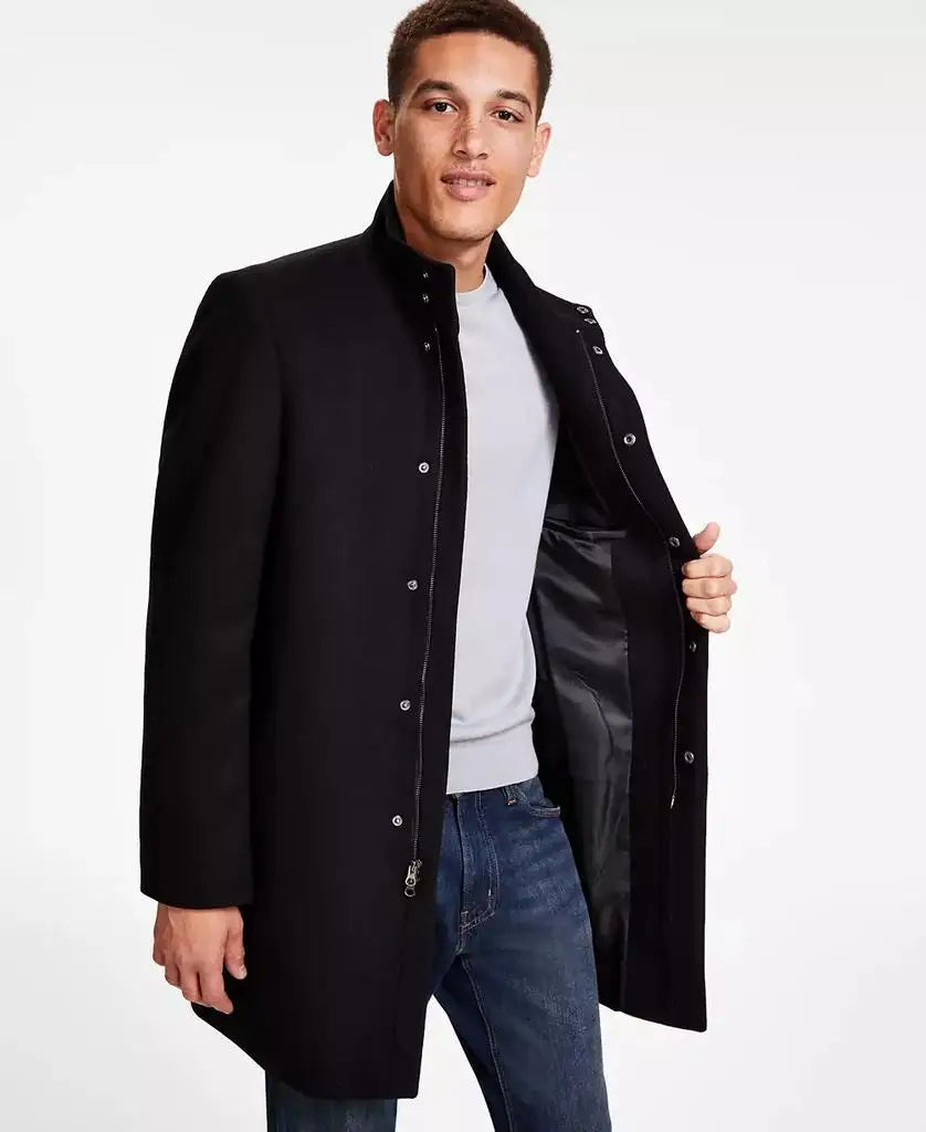 Calvin Klein | Men's Mayden Slim-Fit Wool Blend Overcoat