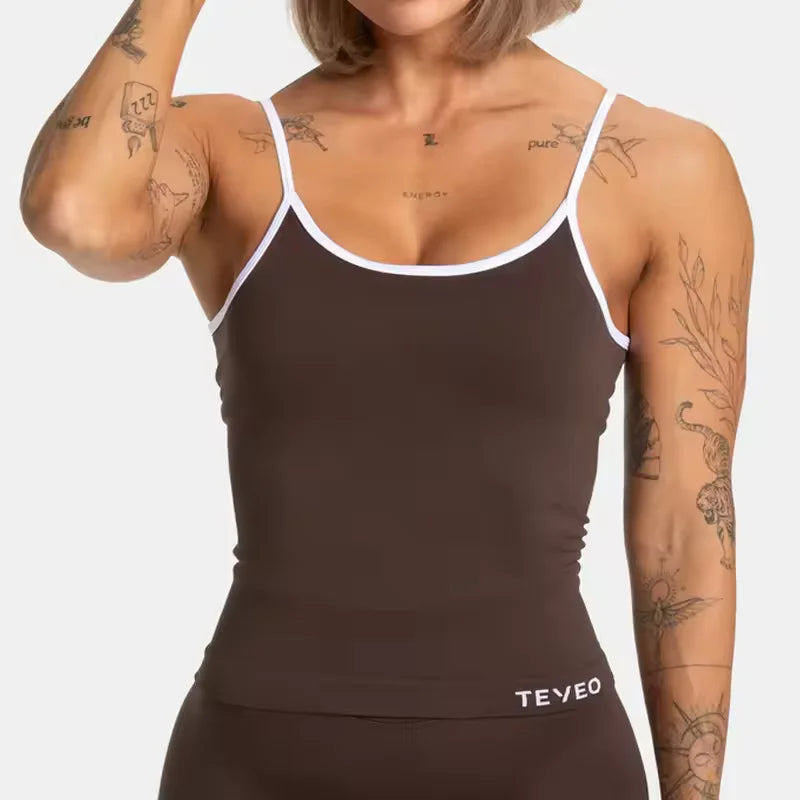 TEVEO Women's Seamless Gym Solid Sports Ignite Short White Waist Tight High Waist Hip Lifting Yoga Pants Running Sports Shorts