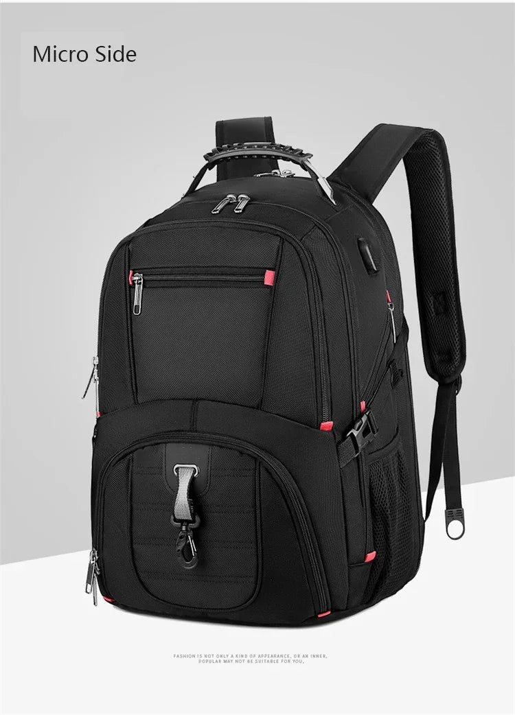 2026 Swiss-Multifunctional bags Durable 17 Inch Laptop Backpack, Travel Bag,College Bookbag,USB Charging Port,Water Resistant